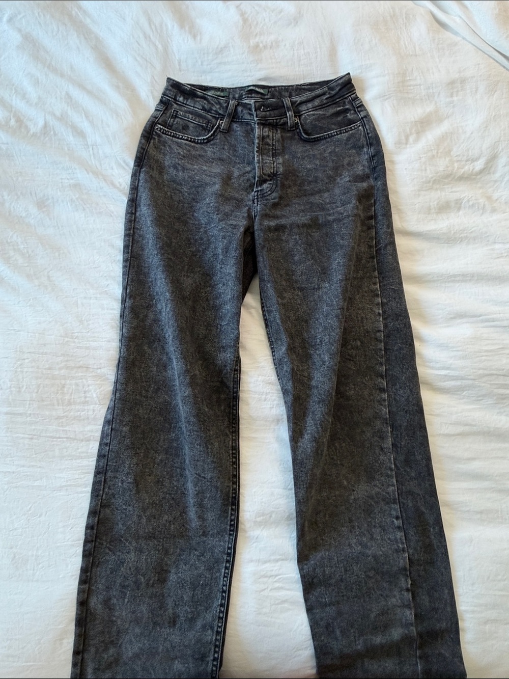 Wild Fable High-Waist Wide-Leg Women's Jeans in Washed Black